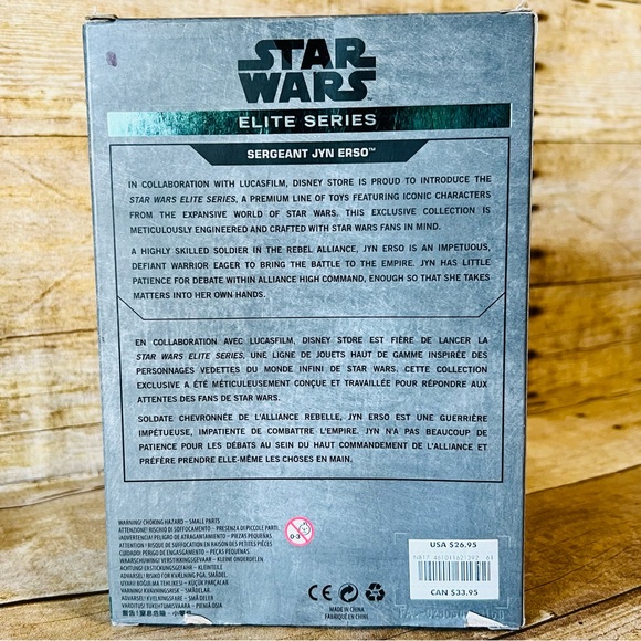 Disney Star Wars Elite Series 7” Sergeant Jyn Erso Metallic Action Figure - Picture 2 of 7